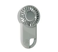 jklymm Ventilador de mano ajustable para exteriores, recargable, 5 velocidades, ventilador de aire de refrigeración para viajes, camping, al aire libre, escritorio con pilas