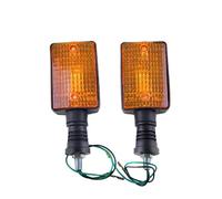 JKNONCBSG moto giro Indicadores Intermitentes traseros ámbar para motocicletas para XT350 XT600 XT550 XT250 FZ750 1985-2000 DT50 DT80 DT125 DT175