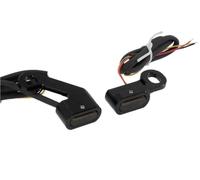 JKNONCBSG moto giro Indicadores Lámpara de señal giro, luz ámbar para Touring, para Road Glide, para Softail, para Breakout Slim, FLS, para Sportster 2X, motocicleta 12 V