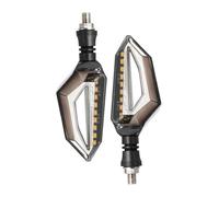 JKNONCBSG moto giro Indicadores Un par de accesorios señal giro modificados para motocicleta adecuados para luces marcha vehículos eléctricos universales 12 V
