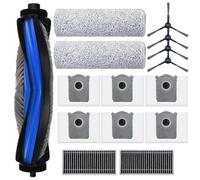 JKOISL Accesorios para DEEBOT X8 Pro Omni/ECOVACS DEEBOT X8 Omni, 1*Cepillo de Rodillo Principal 6*Bolsas para el Polvo 4*Cepillos Laterales 2*Filtros 2*Toallitas para la mopa