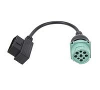 JKOKPMG Adaptador de escáner de diagnóstico de Cable OBD2 de 16 Pines a 8 Pines y 9 Pines Reemplazo de Conector ABS Resistente para Camiones Mack Modelos 2013 y posteriores