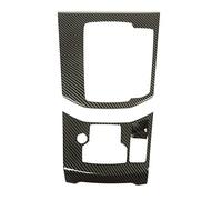 JKOKPMG Cubierta del panel de cambios del coche Patrón de carbono ABS Ligero Durable Protege el panel de cambio de marchas Mejora el estilo interior para CX5 2017 2023 Volante a la