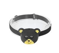 JKOKPMG Faro de Animal Oso de Dibujos Animados Lindo Luz de Cabeza LED 2 Modos Faro Ligero para niños para Patinaje sobre Ruedas al Aire Libre y Lectura Plástico 8,5 x 6 cm