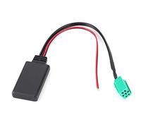 JKOKPMG Módulo Bluetooth estéreo Espace Laguna de 6 Pines, Adaptador de Cable de Entrada para Coche para transmisión de música, Material ABS Negro