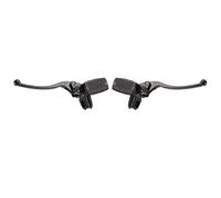 JKOKPMG Palanca del cilindro maestro del embrague del freno hidráulico de la motocicleta Aleación de aluminio CNC negra para manillares de 7/8 pulgadas Apto para