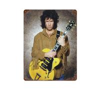JKOSUERB Gary Moore - Póster de músico decorativo para pared, metal, decoración moderna de bar, 40 x 30 cm