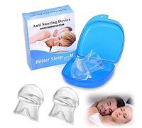 JKSM 2 Piezas Dispositivos Anti Ronquidos, Solución de Ronquido de Silicona Reutilizable y Fácil de Limpiar, Adecuado para Roncar Hombres y Mujeres Dejar de Roncar