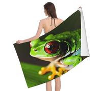 JKXUN Tree Frog - Toallas de bebé para baño, súper suaves y absorbentes, toalla de baño grande, 32 x 52 pulgadas, peso ligero