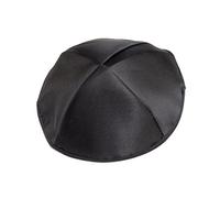 JL Kippha's Satén 20 cm kipá judía Judaica Kipa Negro Cubre Cabeza Tapa Synagogue