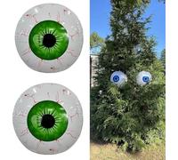 JL&MI - Globos de papel de aluminio de Halloween, globos gigantes flotantes de 1.8 pies de diámetro con diseño de tiro de sangre, decoración reutilizable de fiesta de Halloween, para casa encantada