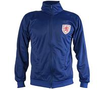 JL Sport Escocia Chaqueta del Chándal De Fútbol Retro con Cremallera Chaqueta De Los Hombres - L