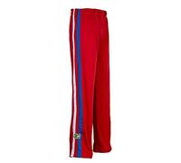 JL Sport Pantalones Auténtica Brasileña Capoeira Artes Marciales para Chicos (Rojo) - 11-12