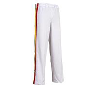 JL Sport Pantalones de Hombre de Artes Marciales Brasileñas Auténticas de Capoeira (Jamaicano, Reggae) - M