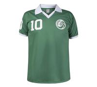 JL Sport Pele Edson Arantes do Nascimento Camiseta de Fútbol NY Cosmos 10 Retro Verde XL