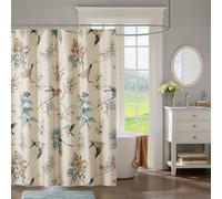 JLA Home INC Madison Park Quincy Impreso algodón Cortina de Ducha, 72 x 72