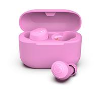 JLab Go Air Pop+ Auriculares Inalámbricos Bluetooth - 35h, Rosa | Wireless Earbuds con Caja de Carga, Audífonos Bluetooth con Micrófono, Dual Connect, App