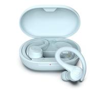 JLab Go Air Sport+ Auriculares Bluetooth Deportivos - 35h+, Azul Claro | Auriculares Inalámbricos Deportivos, Auricular Deportivo IP55 Resistente al Sudor, Audífonos Inalámbricos