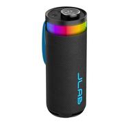 JLab Go Party Altavoz Bluetooth Portátil con 16H+ de Autonomía - Altavoz Inalámbrico 10W para Exterior y Viajes con Luces RGB y Sonido Lab Quality, Resistente al Agua IP56, Negro