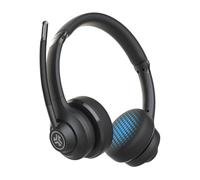 JLab - Go Work Auriculares Inalámbrico y alámbrico Diadema Llamadas/Música USB Tipo C Bluetooth Negro, Azul