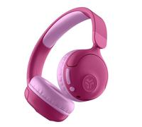 JLab JBuddies Pop Auriculares Infantiles Inalámbricos - 48+H de Autonomía y Modo Cableado, Volumen Seguro 85/95dB, Bluetooth Plegables para Niños con Modo Compartir Inalámbrico, Rosa