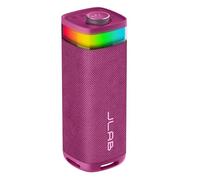 JLab JBuds Party Altavoz Bluetooth Portátil con 12+ Horas de reproducción - Altavoz Inalámbrico 30W para Exteriores y Viajes con Luces RGB y Audio Potente, Resistente al Agua IP56, Mora