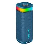 JLab JBuds Party Altavoz Bluetooth Portátil con 12+ Horas de reproducción - Altavoz Inalámbrico 30W para Exteriores y Viajes con Luces RGB y Audio Potente, Resistente al Agua IP56, Azul Marino