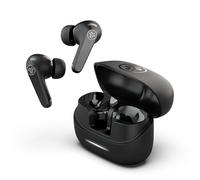 JLab JBuds Pods ANC - Auriculares Bluetooth con Cancelación Activa de Ruido, 56+ Horas, In-Ear, IP55, Audio Personalizable, Control por Aplicación, Conexión Multipunto, Llamadas Nítidas, Negro