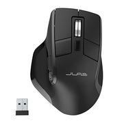 JLab Ratón Inalámbrico Epic - Bluetooth o USB, Ergonómico Recargable | Conexión Bluetooth o Receptor USB, Multidispositivo, Silencioso, Compatible con Ordenador/portátil/Tableta/PC/Windows/Mac
