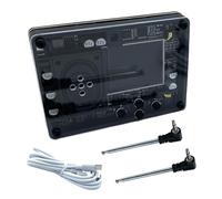 jlceh Instrumentos únicos para adultos,Instrumentos extraños para adultos, Pequeño instrumento musical retro Theremin, Pequeña pantalla OLED, instrumento de teclado con múltiples voces ajustables