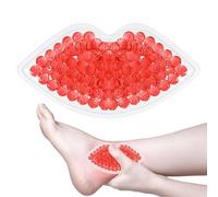 jlceh Paquete de hielo para labios, bolsas de hielo reutilizables | Almohadillas de gel refrescante coloridas, cubierta para bolsa de hielo | Paquete frío compacto del gel de la compresa fría de la