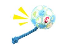 jlceh Pelota de Disco para Perros Grandes, Pelotas para Perros | Juguetes para Perros al Aire Libre Pelota elástica de Juguete para Perros - con los Dientes con Cuerda de algodón, Coloridas