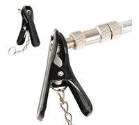 jlceh Portabrocas de aire para neumáticos, portabrocas de aire con clip, conector adaptador de manguera de boquilla de cabezal de bomba, conector de válvula de neumático para neumático