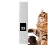 jlceh Recortadora de uñas para Perro, Cortador de uñas para Gatos, Recargable, de uñas para Perro, Amoladora de uñas silenciosa con Cubierta Antipolvo y luz para Gatos, Perros, Mascotas, hogar,