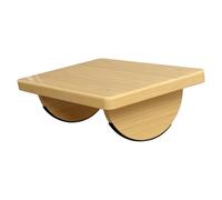 jlceh Taburetes ergonómicos para pie | Taburete balancín de trabajo - Tabla de equilibrio de material de madera para escuela, área de trabajo, sala de estar, dormitorio
