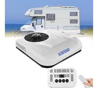 JLDZEBD Autocaravana Aire Acondicionado 12V, Aire Acondicionado Caravana, Viento Frio/Refrigeración Y Calefacción Dos Estilos, Para Caravana, Camionetas, Autocaravanas, Camiones,Caliente y frío en uno