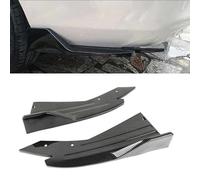 JLJTTBD 2 Piezas Difusor de Labios de Parachoques Trasero de Coche para Audi R8 LMS 2015 2016 2017 2018, Coche Trasero Alerón de Ángulo Envolvente, Accesorios Coche,Carbon Fiber Black