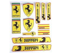 JLJTTBD Coche Emblema para All Ferrari Models, Insignia Logo de Coche Pegatinas, Coche Decoración Carrocería Accesorios