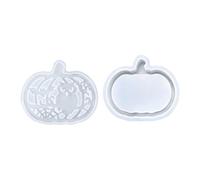 Jlkegfdf Moldes de Halloween - Moldes de resina de silicona para luz de té de calabaza, fabricante de herramientas de manualidades para yeso, epoxi, decoraciones de Halloween, decoración del hogar