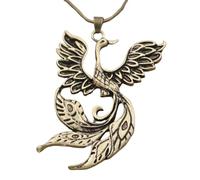 JLKJNCXZC Tendencia por onalidad Collar femenino Creativo Pájaro de Fuego Fénix Au piciou Pájaro Accesorio orie