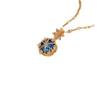JLKJNCXZC Y2K Retro Planet Snowflake Pendant Necklace Gives Women A Sense of Light Luxury and Niche Design