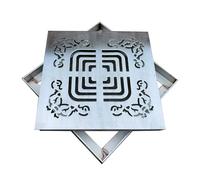 JLLEIZYZ Arqueta 60x60 con Tapa, Rejilla de Agua de Lluvia, Procesamiento de Precisión, Pesaje Súper Fuerte, Adecuado para Patios, Parques, Aceras(60x60x3cm/24x24x1.2in)