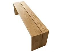 JLLEIZYZ Banco Madera Exterior, Patio Banco de Jardín, No Requiere Montaje Ideal para Dormitorio, Recibidor, Cocina o Comedor(Yellow,160x35x45cm/63x14x18in)