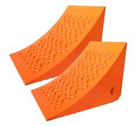 JLLEIZYZ Calzas de Ruedas, Calzos Coche, Gran Flexibilidad, Superficie Elevada, Antideslizante y Resistente al Desgaste, Adecuado para Camiones de Tamaño Mediano