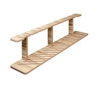 JLLEIZYZ Estante de Exhibición de Azulejos, Expositor de Madera, Material de Alta Resistencia, Fácil de Instalar con Ranuras Inclinadas, Adecuado para Suelos de Maderas(80x31x20cm/31x12x8in)