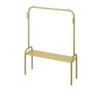 JLLEIZYZ Estante para Radiador Blanco, Clothes Drying Rack, Tendederos Seccional con Patas Ajustables, Apto para Diversas Superficies Irregulares(Gold,180x120x33cm/59x47x13in)