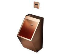 JLLEIZYZ Orinales para Hombres, Viviendas Orinale, Diseño a Prueba de Salpicaduras y Resistente a Obstrucciones, Adecuado para Hogares, Hoteles y Escuelas(Brown)