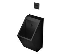 JLLEIZYZ Orinales para Hombres, Viviendas Orinale, Diseño a Prueba de Salpicaduras y Resistente a Obstrucciones, Adecuado para Hogares, Hoteles y Escuelas(Black)