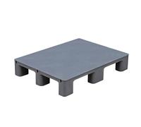 JLLEIZYZ Palet Industriales, Palés Apilables, Capacidad de Carga de Grado Industrial, Aplicaciones Versátiles, Adecuados para Almacenamiento y Logística(Gray,100x80x13cm/39x31x5.1in)