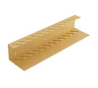 JLLEIZYZ Soporte de Muestra Montado en Pared, Expositor Metálico de Escritorio la Instalación en la Pareds Ahorra Espacio y es Adecuada para Materiales Cerámicos(Gold,15x20x80cm/6x8x31in)